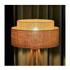 Duolla - Podna lampa YUTE BOHO 1xE27/15W/230V prečnika 45 cm braon/krem