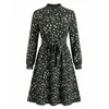 Cupshe Obleka Floral temno zelena