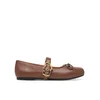 LOVE MOSCHINO Balerinke JA11091G1PIE0302 Rjava