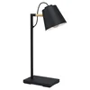 EGLO Stona lampa LACEY E14 48,5 cm crna/drvo 43613