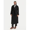 Weekend Max Mara Volneni plašč Tempera 2625016072 Črna Regular Fit
