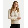 LAUREN RALPH LAUREN Pulover 200P03459003 Kremna Slim Fit