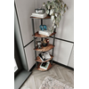 Hanah Home Polica za knjige 5 Corner, 34x139x34 cm, Boje oraha