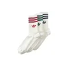 ADIDAS ORIGINALS Nogavice 3-Stripes Crew 3 Pairs mornarska / zelena / rdeča / bela