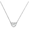 Michael Kors Srebrna ogrlica s srcem MKC1244AN040 srebro 925/1000