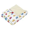 shumee Odejica Minky 75x100 (kremna + avtomobilčki)