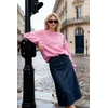 Trendyol Milla ženski duks Twoaw24sw00102, Roze-Roze
