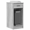 Tower stalak za računalo s ladicom boja sivog hrasta 35x45x77cm