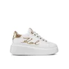 KARL LAGERFELD Ženske patike KL63510A-01G, Belo-zlatne