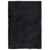 Vidaxl Visoka košata preproga NAVARRA črna 200x290 cm poliester