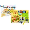 slomart LEAN TOYS Lesena Senzorična Tabla Avtomobilček z LED Lučkami