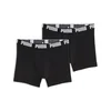 PUMA Boxer Briefs (6-Pack) Men, Clothing, Black/Various Logo Colors, 6