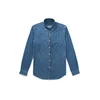 Polo Ralph Lauren Srajca moder denim/konjak/bela