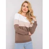 Ženski pulover Fashionhunters Striped