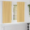 Zavjese za blackout s prstenovima 2 pcs Bež 175 x 140 cm