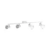 Eglo Seras 1 spot/4, led, gu10, 4x3,3w, 4x240lm, bela