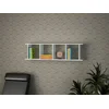 Hanah Home Snow White Polica za knjige 120x33.6x19.5cm, Bela