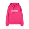 Tommy Jeans Majica ESS fuksija / bela