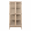 Vitrina v hrastovem dekorju 80x180 cm Linley – Actona