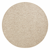 Svetlo rjava okrogla preproga o 133 cm Wolly – BT Carpet
