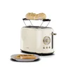 Klarstein Victoria toaster| Toaster za 2 kosa kruha | 800 W | 7 stopenj opekanja | Grelnik za žemljice