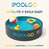 IPoolGo okrogli bazen 3,7 m x 1,2 m | Siva Barva | s tlačilko, črpalko s peščenim filtrom in stopnicami | Vaša Brezskrbna Poletna Oaza!