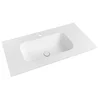 SAPHO TREOS Pravokotno Pomivalno Korito 76,6x51,3 cm, Rockstone, Bela Mat