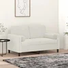 Ukrasni jastuci 2 kom krem O 15 x 50 cm baršunasti