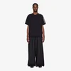 Superge Y-3 Raw Edge 3 Stripes Wide Tracksuit Bottoms Black XL