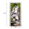tulup.si Tapete na vratih Slap v gozdu 85x205 cm
