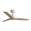 FARO 34281 - Plafonski ventilator KLIM S, borovina/bela, prečnik 92,5 cm + daljinski upravljač