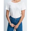 Sinsay - Bluza sa kratkim rukavima - krem