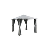 Baštenski paviljon DA092, Aluminijumski, Tamnosivi