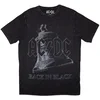 AC/DC Majica Back In Black Bell Stone Wash Unisex Black S