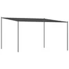 Vidaxl Paviljon antracit 4x4 m 180 g/m2 blago in jeklo