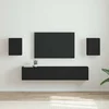 TV zidni ormar 2 pcs Crna 30 x 31 x 40 cm Konstruirano drvo