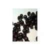 Drvena perla kocka 10 mm tamno braon