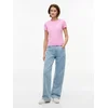 Tommy Jeans Majica DW0DW20459 Svetlo rožnata Slim Fit