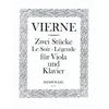 VIERNE:DEUX PIECES,LE SOIR VIOLA UND KLAVIER