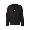 ARMANI EXCHANGE Majica FELPA črna/bela