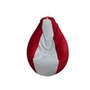 Lazy Pleasure Lazy bag, 270x110cm, Belo-crveni