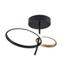 Rabalux Plafonjera Emilion, LED 24W, 1450lm, 4000K, 39cm, Crna