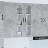 Vidaxl Stenska kuhinjska omarica Betonsko siva 60 x 31 x 100 cm