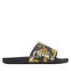 Versace Jeans Couture Nizki natikači FONDO SHELLY zlato-rumena/črna/off-bela