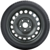 Zimski komplet koles Volkswagen T6.1 -jekleni ZZK 7,0x17 (4 kosi)