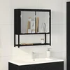 Ogledalo ormar Crni hrast 60 x 16 x 60 cm Konstruirano drvo