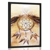 Plakat indijanski lovilec sanj - 30x45 black