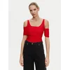 PINKO Bodi Bella 104832 A2H1 Rdeča Regular Fit