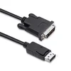 Kabel Qoltec DisplayPort | DVI (24+1) moški 1,8 m