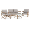 Lounge garnitura FJAND 4os. natur izgled bambusa